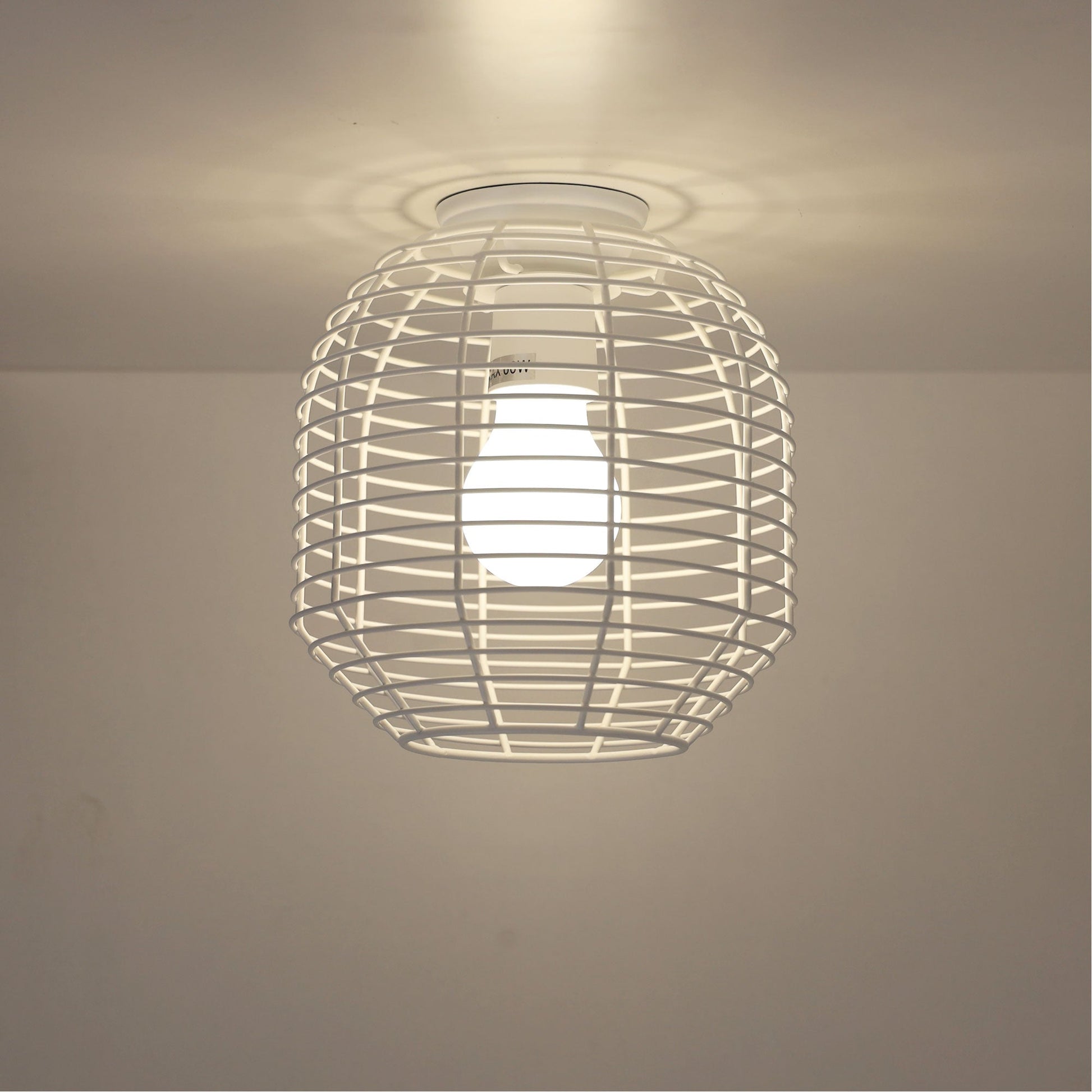Eve.18 White Mesh DIY Shade B22 - OL2543WH - Mases LightingOriel Lighting