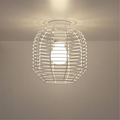 Eve.18 White Mesh DIY Shade B22 - OL2543WH - Mases LightingOriel Lighting