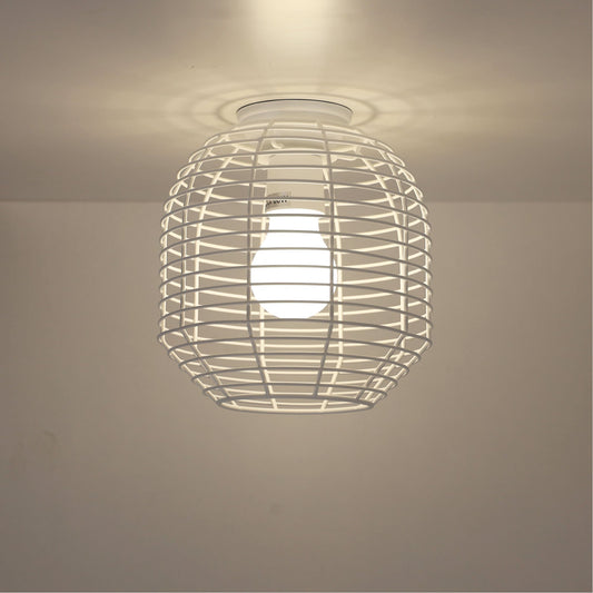 Eve.18 White Mesh DIY Shade B22 - OL2543WH - Mases LightingOriel Lighting