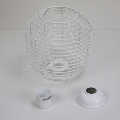 Eve.18 White Mesh DIY Shade B22 - OL2543WH - Mases LightingOriel Lighting