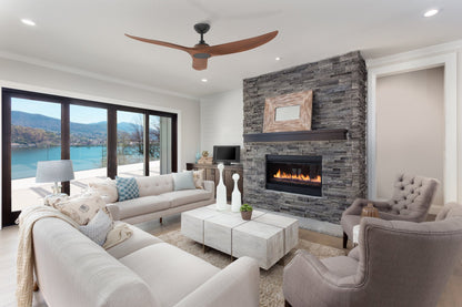 Evolve DC Ceiling Fan by Hunter Pacific – White, Black or Koa Blades 52" - Mases LightingHunter Pacific