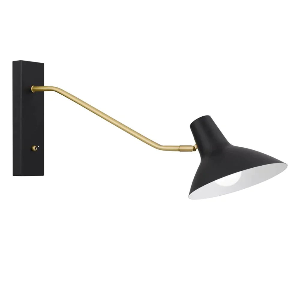 Farbon Long Indoor Wall Light in Black or White - Mases LightingTelbix