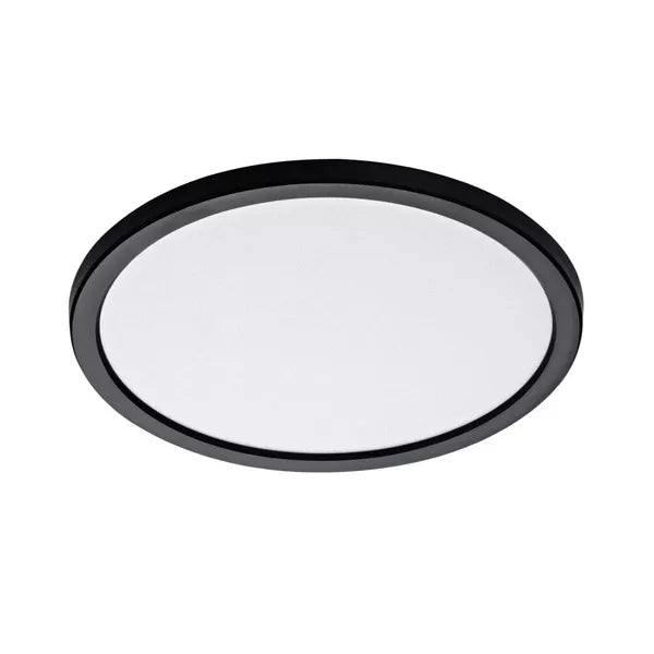 Fino LED Ceiling Light Tri-Colour 18w Black - Mases LightingMartec