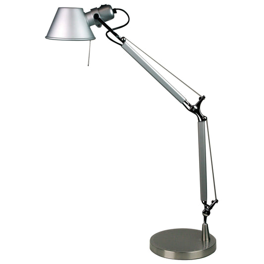 Forma Adjustable Desk Lamp Silver - Mases LightingOriel Lighting