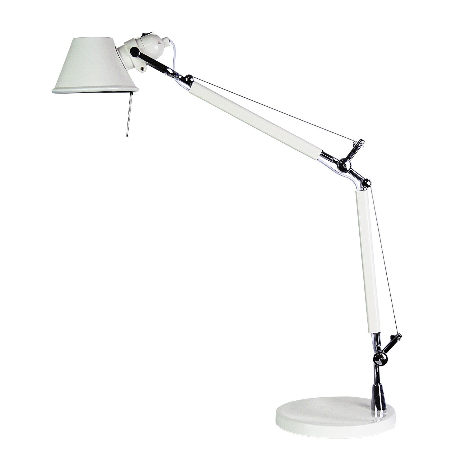 Forma Adjustable Desk Lamp White - Mases LightingOriel Lighting