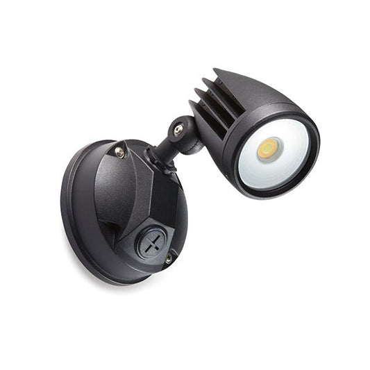 Fortress II Single Exterior LED Security Light 15w CCT in Black - Mases LightingMartec