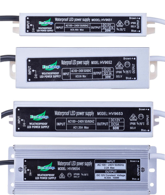 HAVIT 12/24V DC IP66 OUTDOOR WEATHERPROOF DC LED DRIVER - Mases LightingHAVIT
