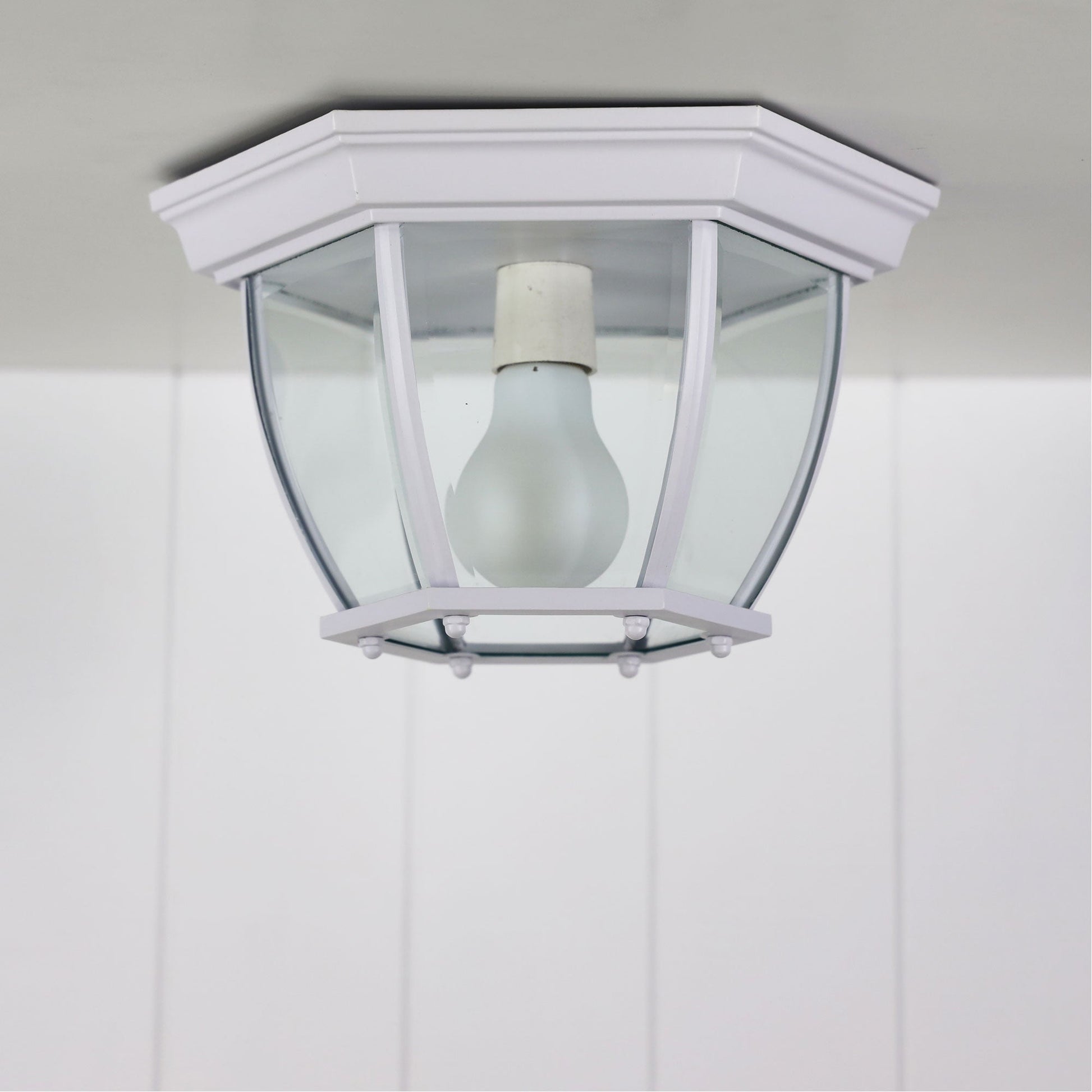 Highgate DIY Under Eave Ext White - OL7663WH - Mases LightingOriel Lighting