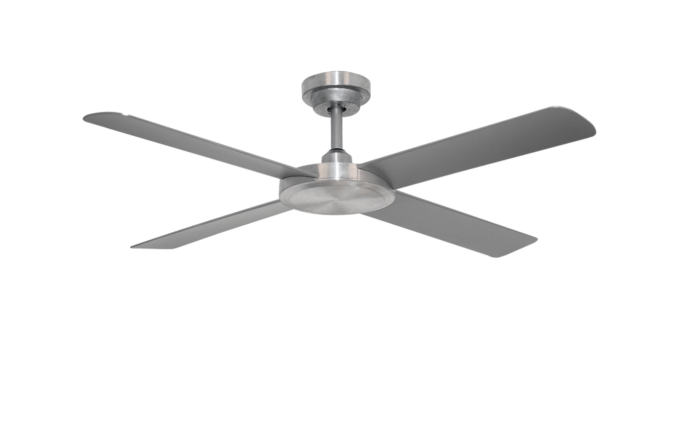 Hunter Pacific Pinnacle V2 52" Brushed Aluminium DC Ceiling Fan with Remote & Wall Control - Mases LightingHunter Pacific
