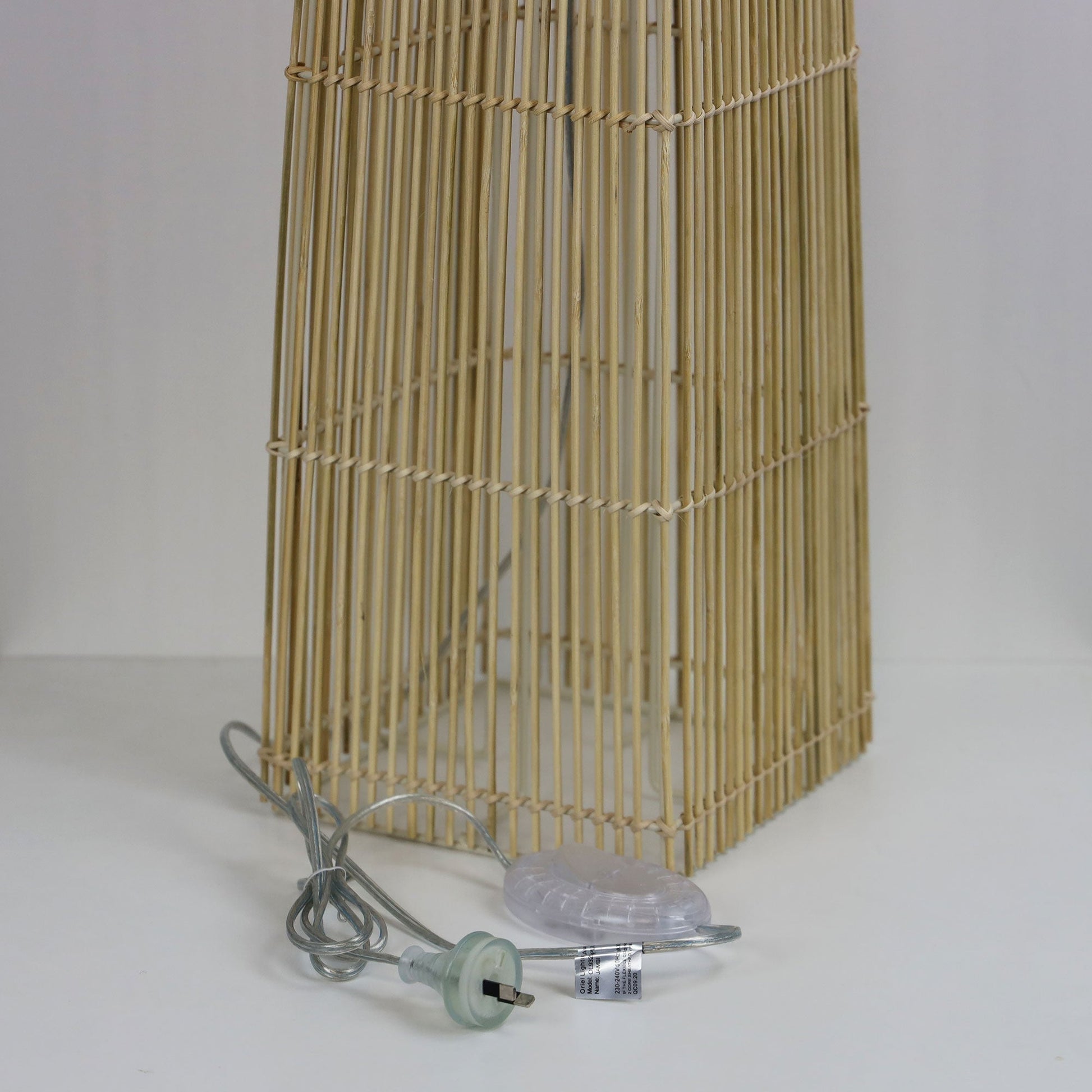 Jambi Natural Cane Floor Lamp - OL93255 - Mases LightingOriel Lighting