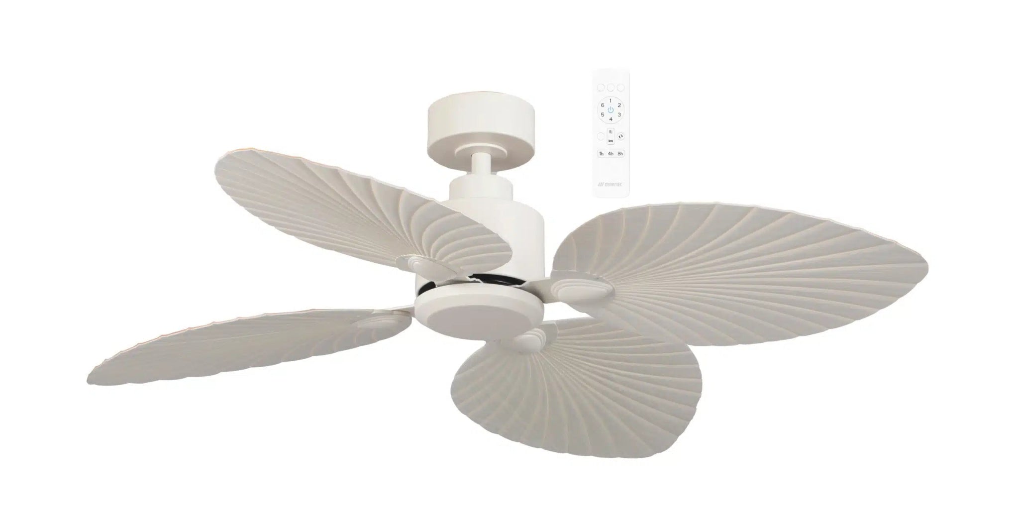 Kingston DC 50″ Smart Ceiling Fan With WIFI Remote Control White - Mases LightingMartec