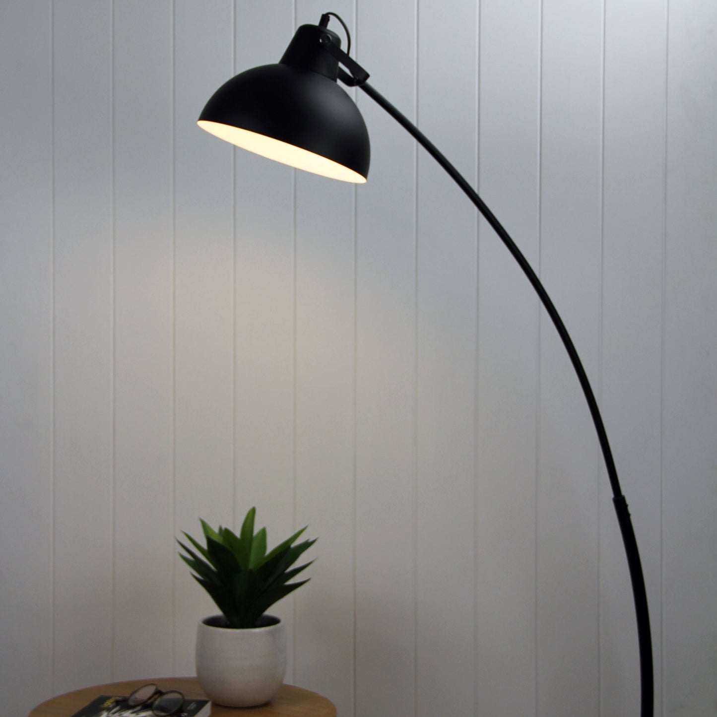 Lago 1 Light Floor Lamp Matt Black - OL93953BK - Mases LightingOriel Lighting