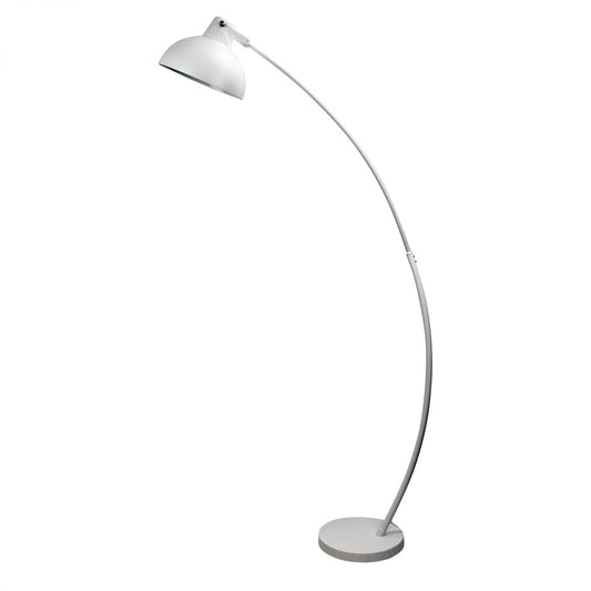 Lago 1 Light Floor Lamp Matt White - OL93953WH - Mases LightingOriel Lighting