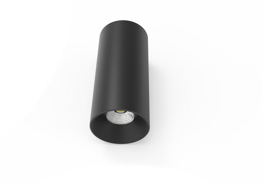 LC309 12W surface-mounted LED downlight in black, 140mm — Lighting Creations
