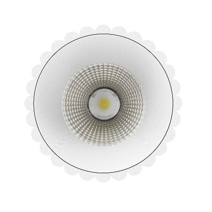 LC411 12W Ripple Pendant COB Downlight Tri Colour White, Black or Brass - Mases LightingLighting Creations