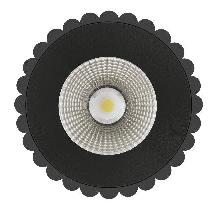 LC411 12W Ripple Pendant COB Downlight Tri Colour White, Black or Brass - Mases LightingLighting Creations