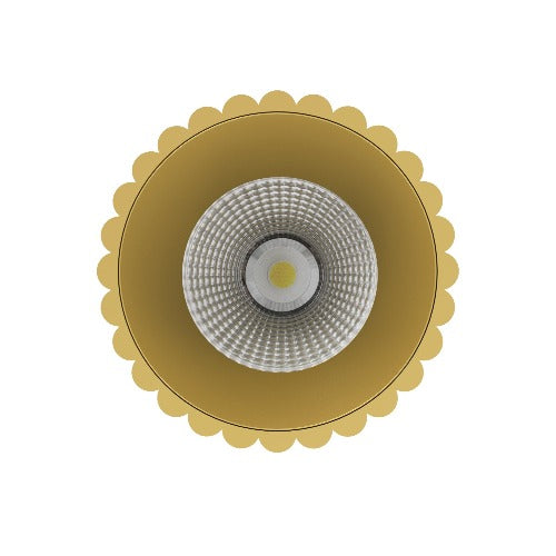 LC411 12W Ripple Pendant COB Downlight Tri Colour White, Black or Brass - Mases LightingLighting Creations