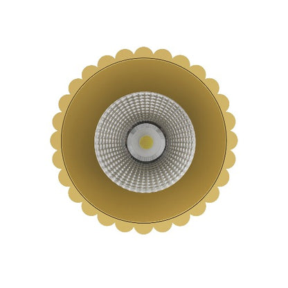LC411 12W Ripple Pendant COB Downlight Tri Colour White, Black or Brass - Mases LightingLighting Creations