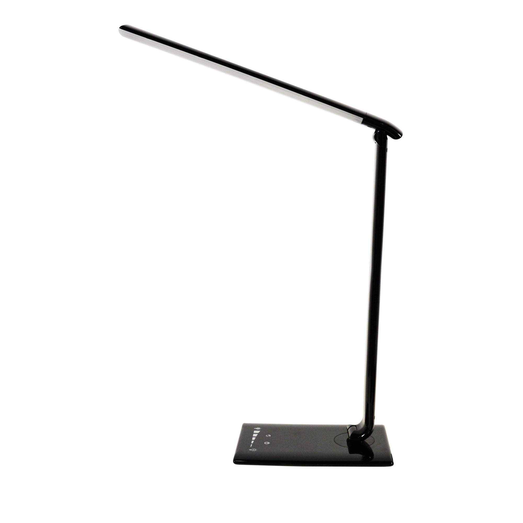 Luke LED Black Desk Lamp Touch Dim USB Port - Mases LightingOriel Lighting