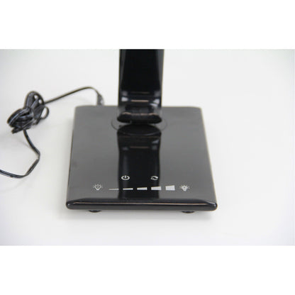 Luke LED Black Desk Lamp Touch Dim USB Port - Mases LightingOriel Lighting