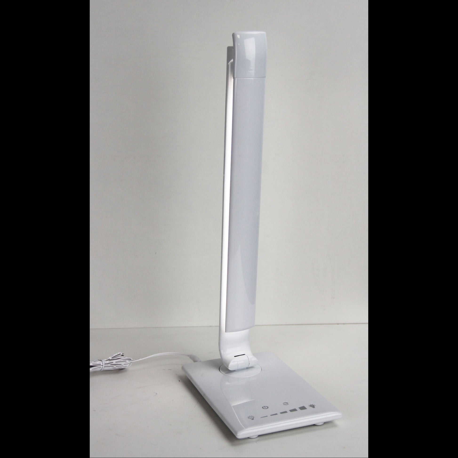 Luke LED White Desk Lamp Touch Dim USB Port - Mases LightingOriel Lighting