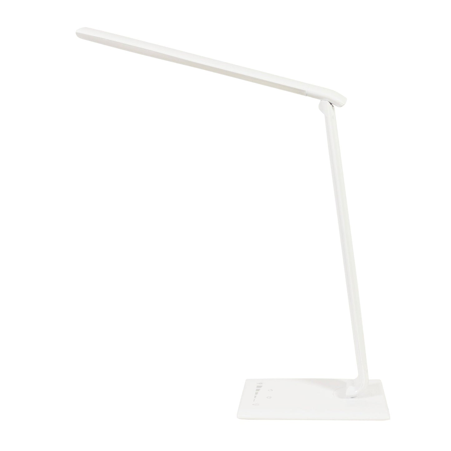 Luke LED White Desk Lamp Touch Dim USB Port - Mases LightingOriel Lighting