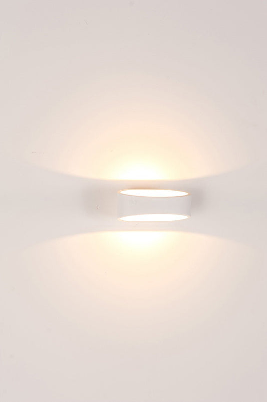 Luxe Up & Down LED Wall Light TRI Colour 9w in Black/White Havit Lighting - HV3661T - Mases LightingHavit Lighting