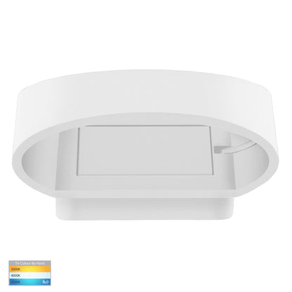Luxe Up & Down LED Wall Light TRI Colour 9w in Black/White Havit Lighting - HV3661T - Mases LightingHavit Lighting