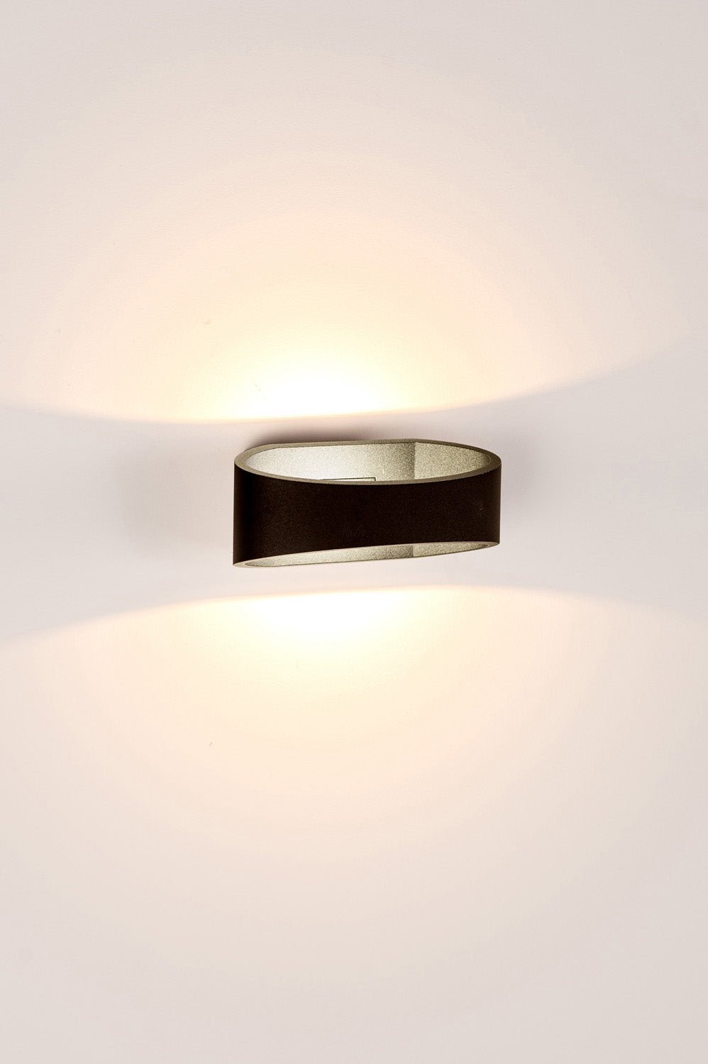 Luxe Up & Down LED Wall Light TRI Colour 9w in Black/White Havit Lighting - HV3661T - Mases LightingHavit Lighting