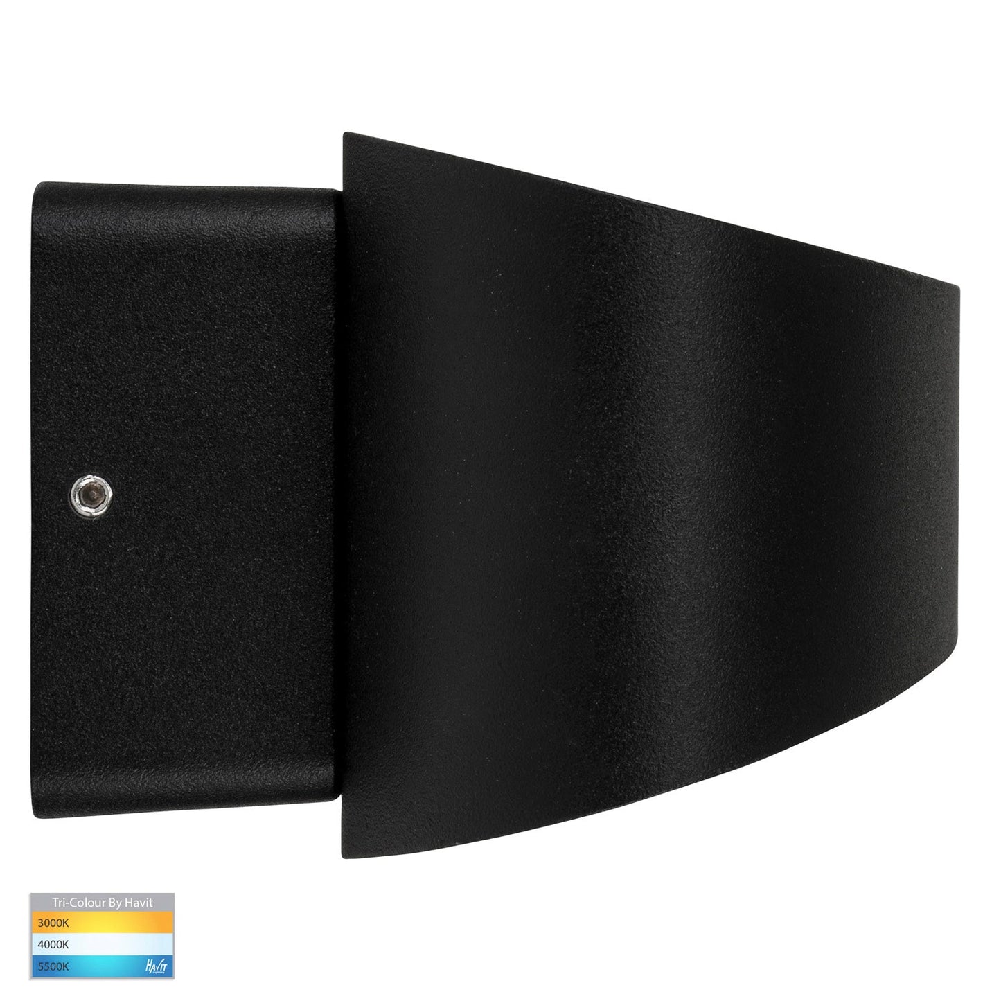 Luxe Up & Down LED Wall Light TRI Colour 9w in Black/White Havit Lighting - HV3661T - Mases LightingHavit Lighting