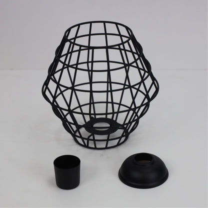 Maci Wire Retro Industrial DIY Shade Black 180mm - Mases LightingOriel Lighting