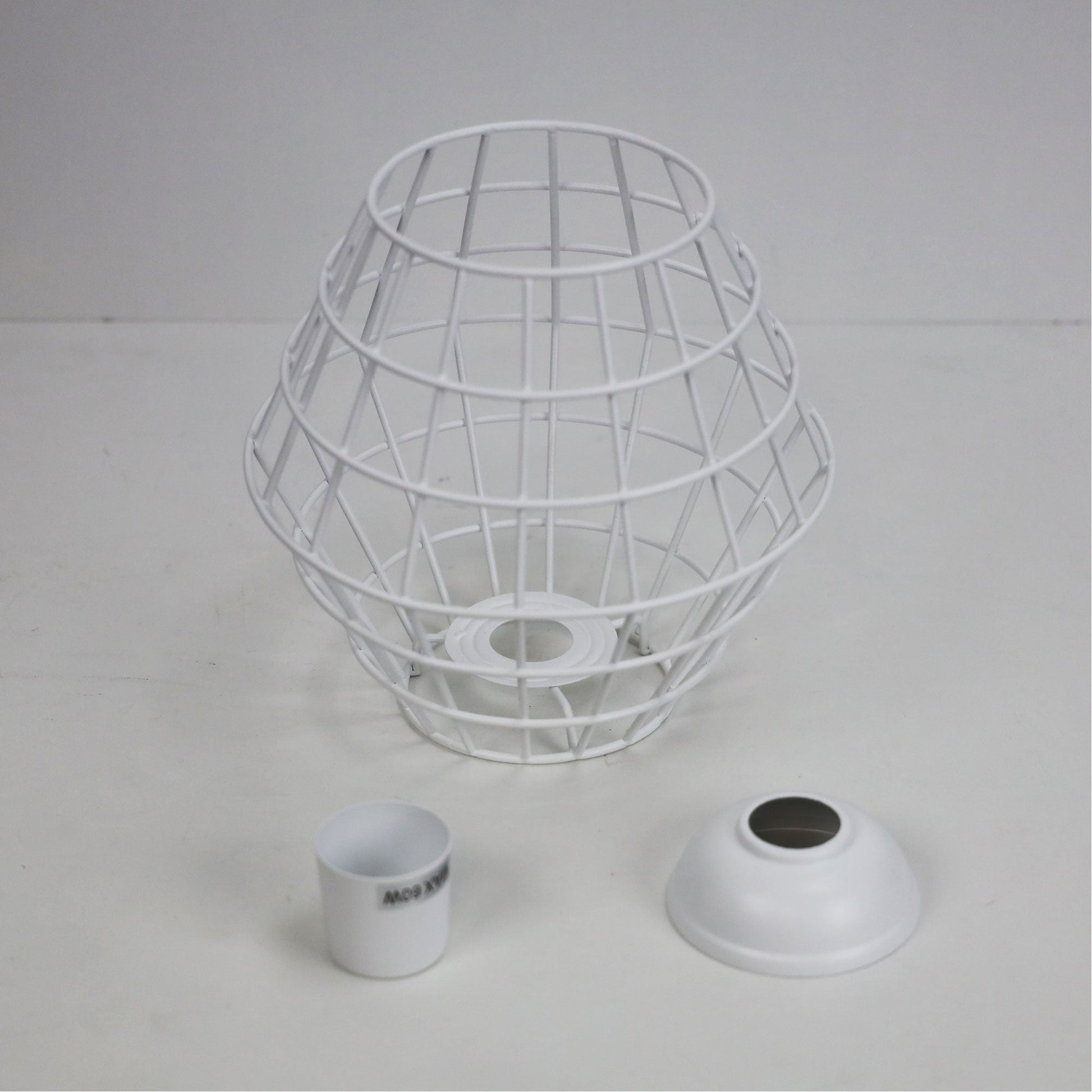 Maci.18 White Mesh DIY Shade B22 - OL2542WH - Mases LightingOriel Lighting