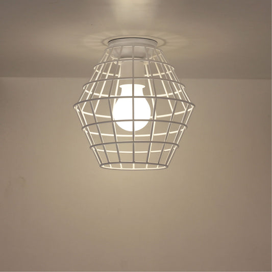 Maci.18 White Mesh DIY Shade B22 - OL2542WH - Mases LightingOriel Lighting