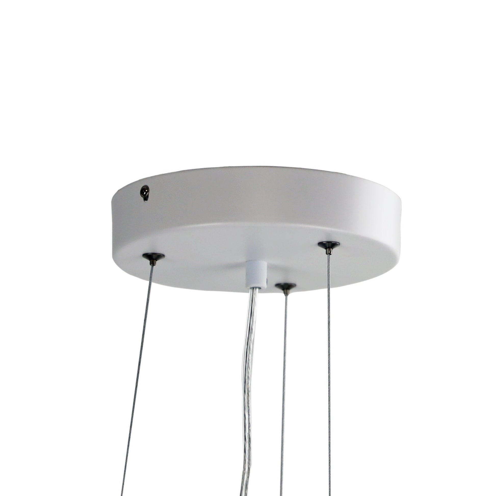 Madison LED Pendant White 560mm - OL60451/56WH - Mases LightingOriel Lighting