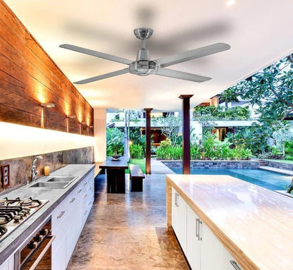 Martec Precision 48" 4 Blade Ceiling Fan Full 316 Stainless Steel - Mases LightingEglo
