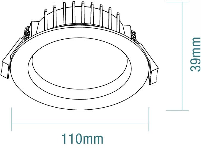 Martec Titan II 10W Dimmable LED Downlight Kit - Mases LightingMartec