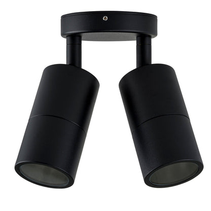 Matt Black Double Adjustable Wall Light Havit Lighting - HV1325T, HV1327GU10T, HV1327MR16T - Mases LightingHavit Lighting