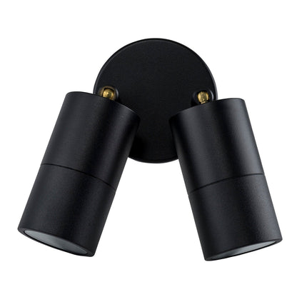 Matt Black Double Adjustable Wall Light Havit Lighting - HV1325T, HV1327GU10T, HV1327MR16T - Mases LightingHavit Lighting