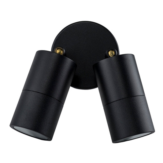 Matt Black Double Adjustable Wall Light Havit Lighting - HV1325T, HV1327GU10T, HV1327MR16T - Mases LightingHavit Lighting