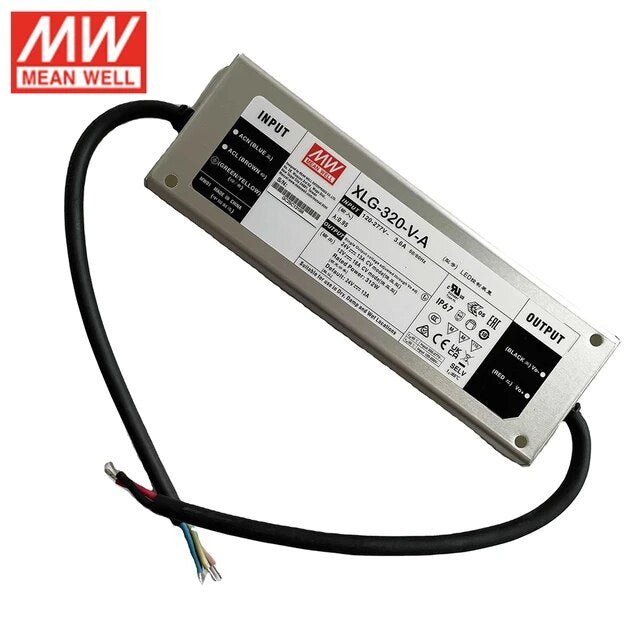 Meanwell Weatherproof DC Constant Voltage 12/24V 320W IP67 Driver - XLG-320-V-A - Mases LightingLighting Creations