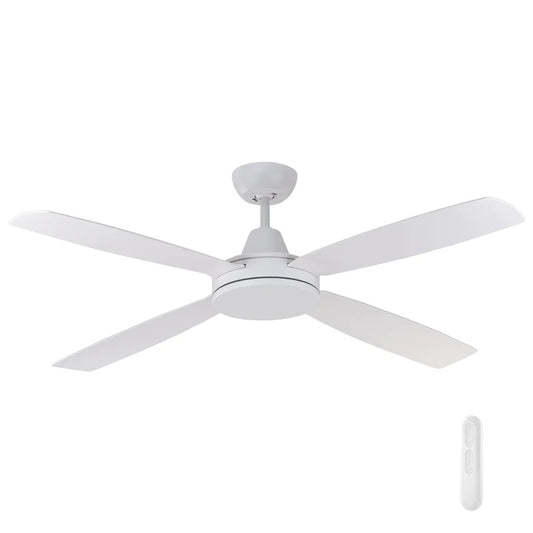 Mercator Nemoi DC Ceiling Fan With Remote White - Mases LightingMercator