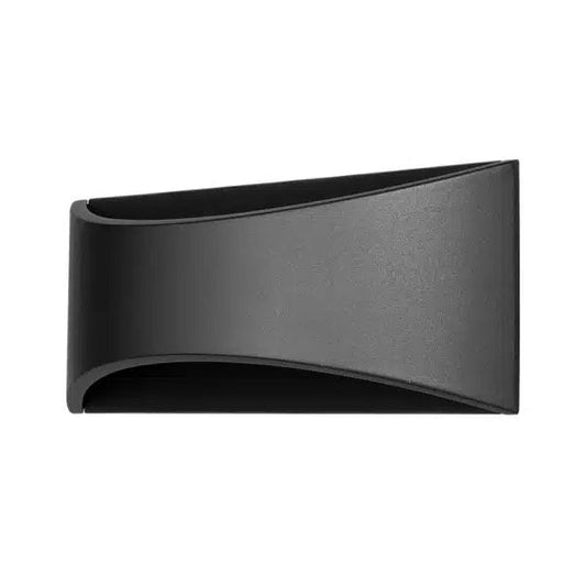 Nova Outdoor LED Wall Light 10w in Matt Black - Mases LightingMartec