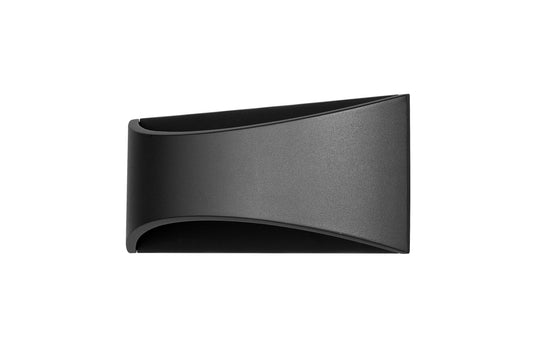 Nova Outdoor LED Wall Light 6w in Matt Black - Mases LightingMartec