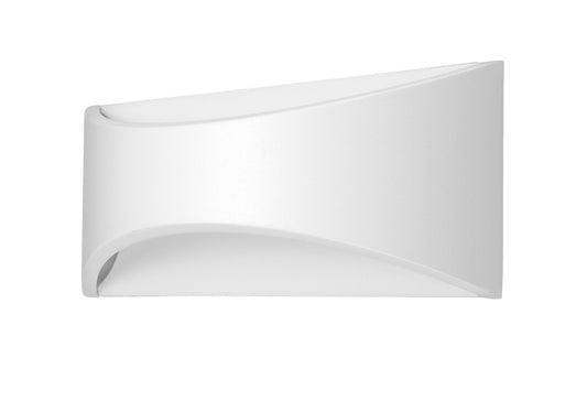 Nova Outdoor LED Wall Light 6w in White - Mases LightingMartec