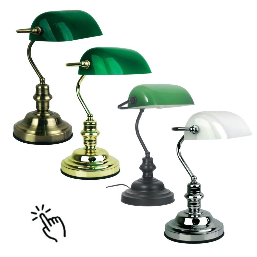 Oriel BANKERS - Touch Table Lamp - Mases LightingOriel Lighting