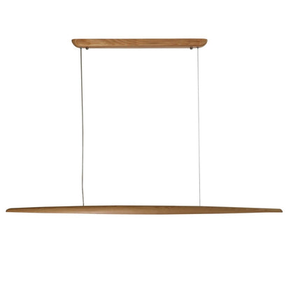 ORIEL EASTOFT HAND-FINISHED ASH WOOD LINEAR 24W LED CEILING PENDANT LIGHT - Mases LightingOriel Lighting