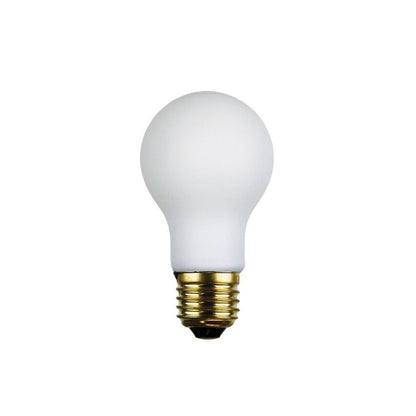 Oriel GLS - 6W LED Dimmable A60 Shape Matt White Glass Globe - B22/E27 - Mases LightingOriel Lighting