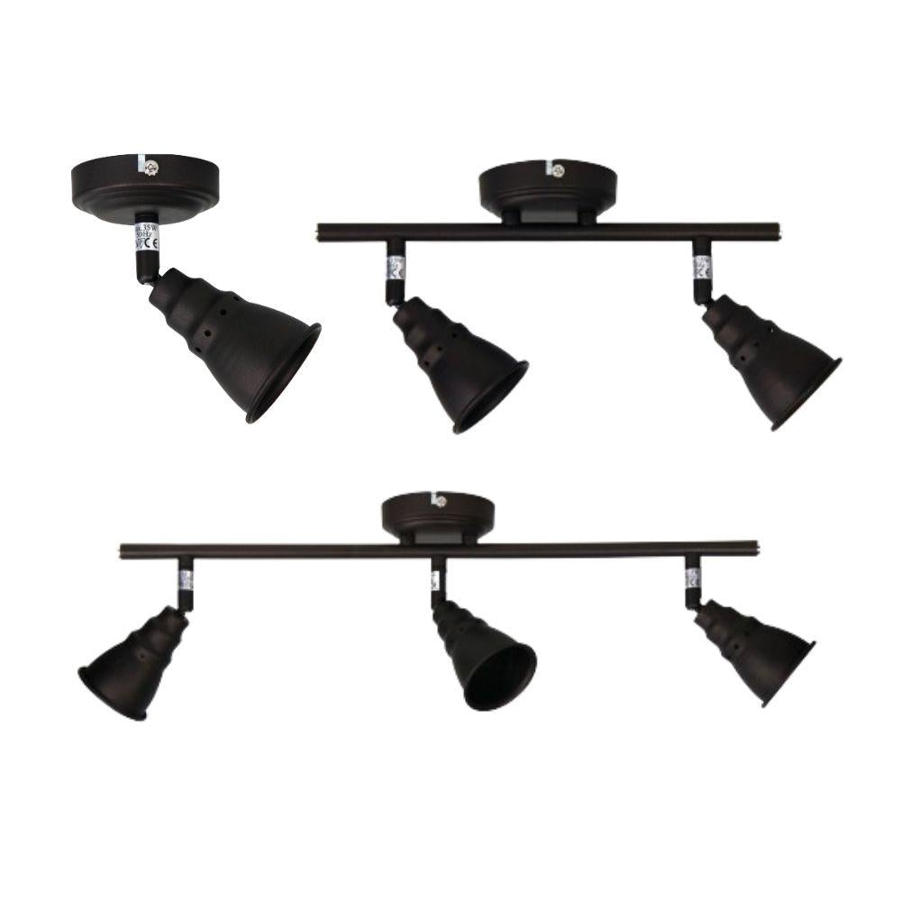 Oriel NORTON - 1/2/3 Light Vintage Adjustable Spotlight - Mases LightingOriel Lighting