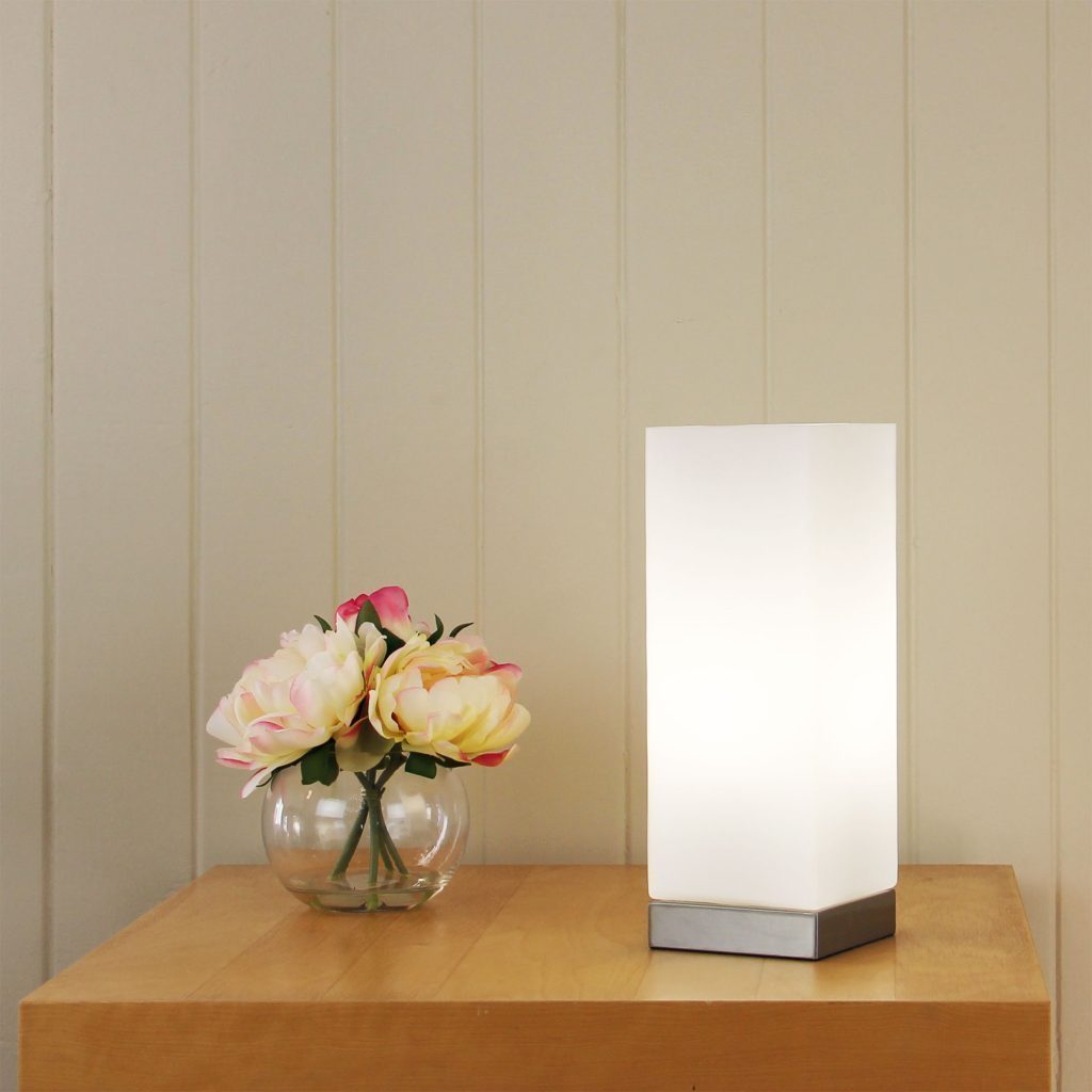 Oriel PEPE - Round/Square Touch Table Lamp - Mases LightingOriel Lighting
