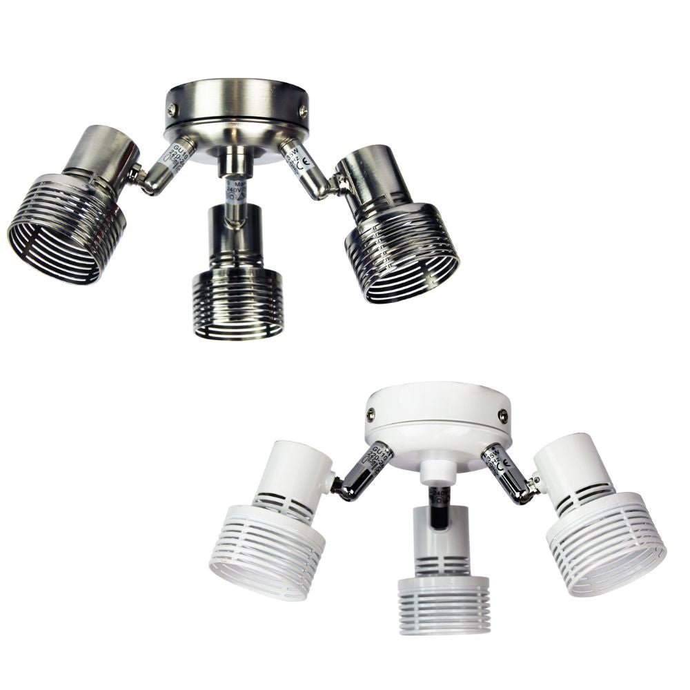 Oriel ZIP 3 - Adjustable Indoor Spotlight for Ceiling Fan - Mases LightingOriel Lighting